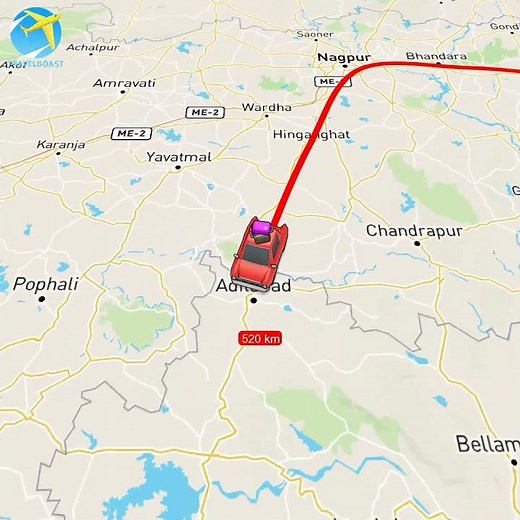 Bilaspur to Hyderabad road map by car 🚗🚗/ bilaspur to Hyderabad route #travel #map #travelmap #guide