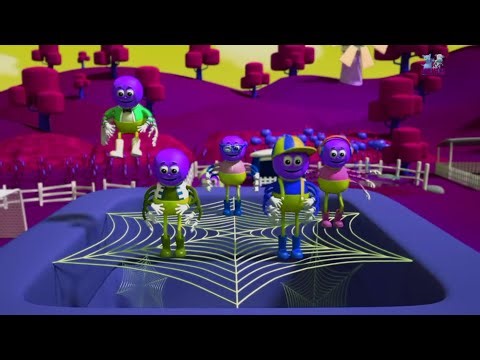 FIVE LITTLE SPIDER JUMPING ON THE WEB BED || SPONSORED BY GAMAVISION CSUPO EFFECT