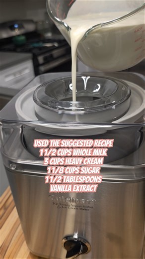 Make your own ice cream #cuisinart #icecream