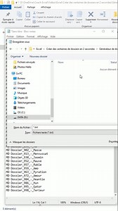 Comment créer des centaines de dossiers en 2 secondes 📁 Cette astuce m’a fait économiser 2h de travail 👉 Découvre ma formation Excel en cliquant sur le lien dans ma bio #excel #exceltips #astuceexcel | Dimby Rakotomalala