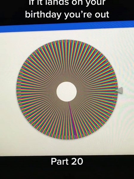 Wheel of Names Birthday Game