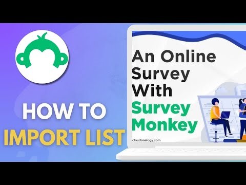 How To Import A List To Surveymonkey