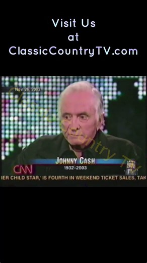 Less Than 60 Secs: Johnny Cash's Final TV Appearance