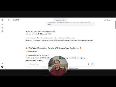 This "WORD FORMATION " Exercise Will DESTROY Your CONFIDENCE (Live Quiz)