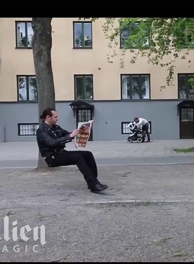 Invisible Chair Prank 😱follow @julienmagic #illusion #magician #magic #top10 #best #trickshot