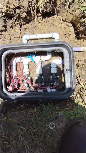Sprinkler system valve located for repair due to faulty diaphragm 👨🏽‍🔧 Replaced them all #howto #diy