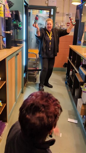 Bottling Fun with Clowns: A Hilarious Circus Moment