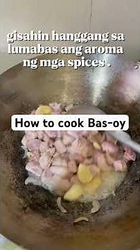 How to cook Pork Bas-oy