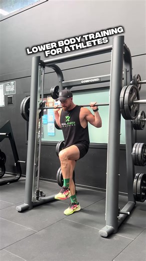 Lower Body. Speed ☑️ Power ☑️ Strength ☑️ Fun one today. Sprints, jumps, heavy lifts, explosive lifts & everything in between. Here’s what I did: ⚡ Knee ISO Switch - 1 x 4 × 5 sec ⚡ A Switch - Single (in place) - 1 × 8 ea ⚡ Advanced Knee ISO Switch - 2 × 5 × 1 sec ⚡ A Switch - Double (in place) - 2 × 5 ea ⚡ Heavy Resisted Sprint - 4 × 10 m ⚡ Sprint (Standing Start) - 4 × 20 m ⚡ Safety Bar Box Squat - 4 sets (3 / 2 / 2 / 1) ⚡ Drop Jump - 4 × 2 ⚡ Machine Hip Adduction - 2 × 10 ⚡ Hip Flexor Cable P