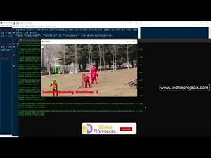 Social Distancing Detection Python | Computer Vsion Projects