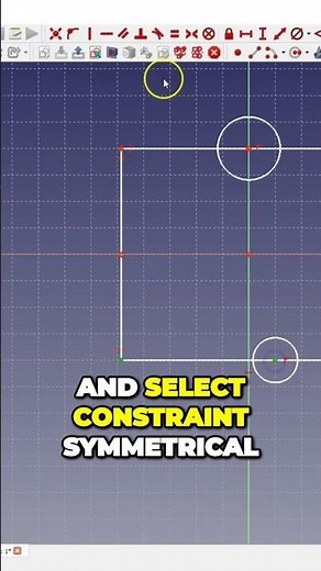 FreeCAD Place the center of the circle in the middle of the line