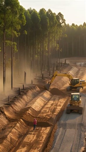 🌲✨ Forest Edge Transformation – From Devastation to Eco-Modern Serenity #future #foreststewardship