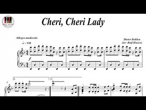 Cheri, Cheri Lady - Modern Talking, Piano Sheet Music, Piano Tutorial