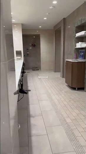 Women's locker room at Life Fitness