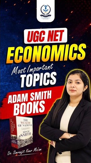 Adam Smith Books Ugc Net Economics | Ugc Net Economics Most Important Topic #shorts