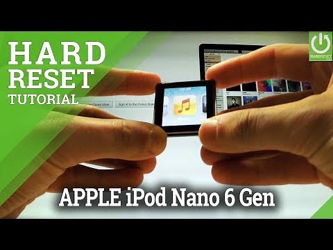 Hard Reset APPLE iPod Nano 6th Generation - Restore iPod / Format