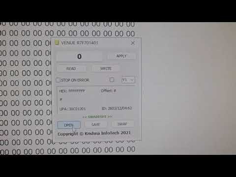 Hyundai Venue R7F701401 Odometer Script