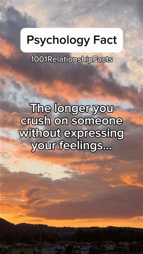 The longer you crush on someone… | Psychology Fact | #psychologyfacts #lovefacts #crushfacts #facts