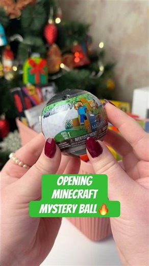 Opening MINECRAFT Blind Ball MASH'EMS Figure #minecraft #shorts