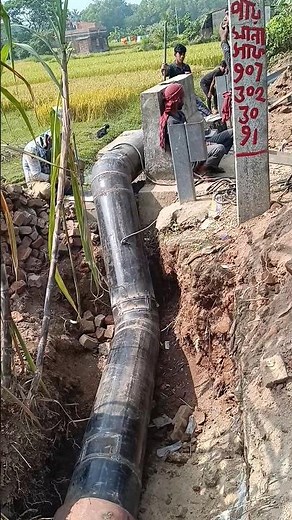 MS Pipe Dia 400mm Jointing with DI Pipe 400mm | Step-by-Step Process