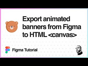 Figma Tutorial: Export Figma to HTML Canvas
