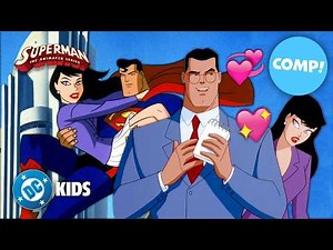 Super Crush! 😍 Clark Kent & Lois Lane Moments 💖 | Superman: The Animated Series | ‪@dckids‬