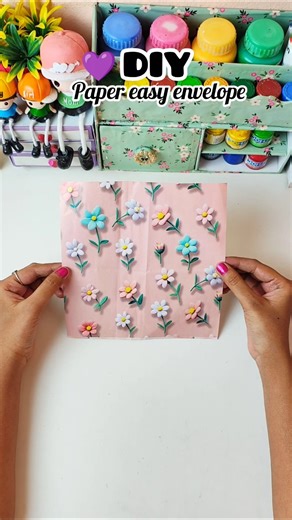 DIY easy paper envelope useful craft idea 💕✨