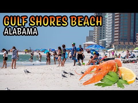 Gulf Shores Beach Alabama - Walking Tour