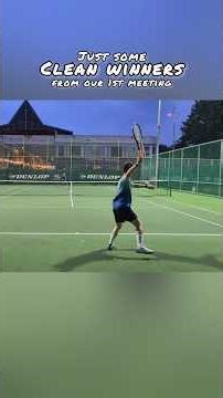 points ended in clean hit #tennis