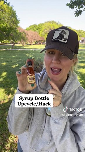 Syrup Bottle Upcycle: Salt & Pepper Shakers DIY