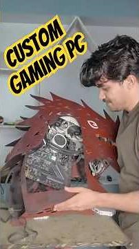 Building dragon PC cabinet #craft #gaming #pcgaming