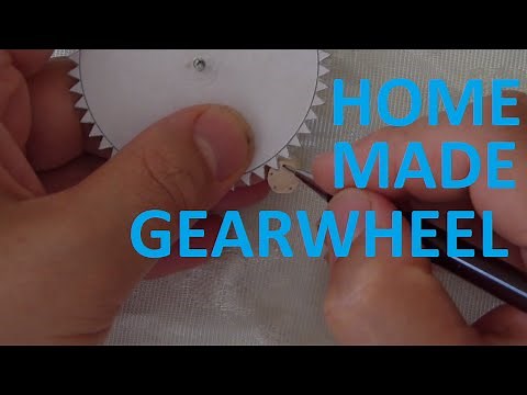 How to make gear easily - tin gear