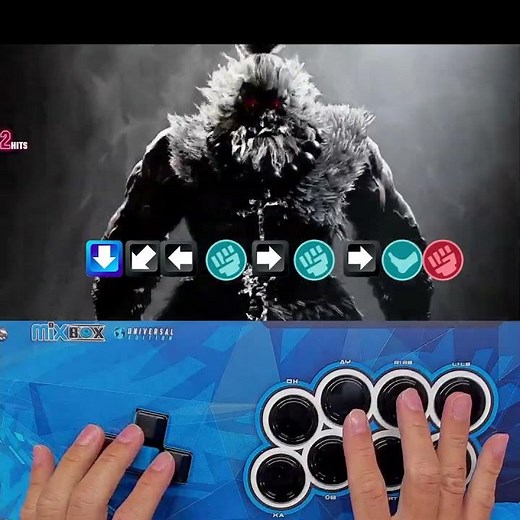 How to do Akuma Raging Demon after Adamant flame with Mixbox / Keyboard / Leveless #Mixbox #SF6