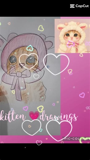 kitten tutorial 🍓and my program 💗#################art