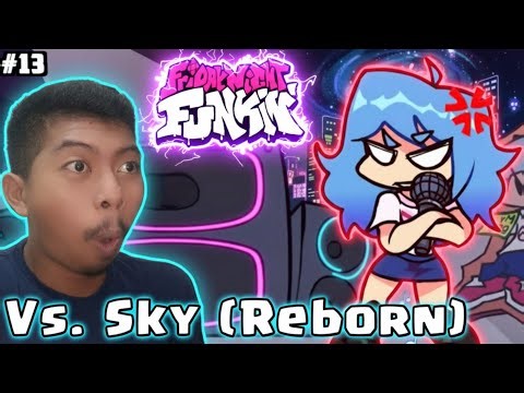 This Beautiful Girl Turns Out to Be a Yandere! | Friday Night Funkin' Indonesia Sky Mod #13