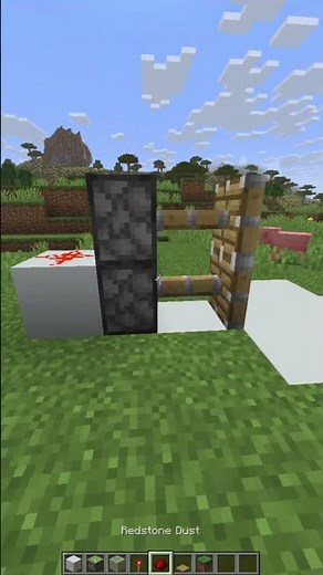 Easiest Automatic Door in Minecraft! 🚪⚡ #minecraft #minecraftredstone