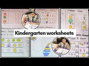 7 Fun Learning Worksheets for Kindergarten (Ages 3–5) | Early Learning Activities