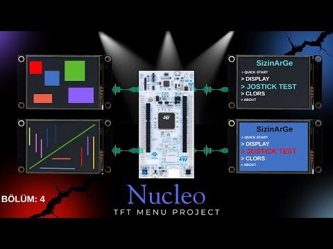 STM32 NUCLEO F303 | TFT Menü Projesi (ST7789 – CubeMX)