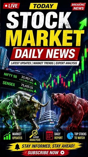 Stock Market Today Live | Nifty 50 & Sensex Today | Share Market News Today | Top Stocks to Watch