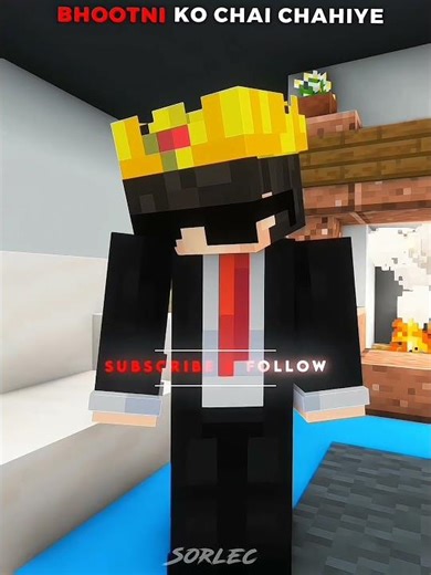 Minecraft Friends at Night