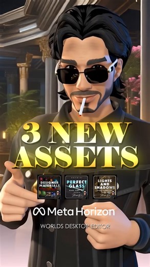 Matlo.3D on Instagram: "Now available in @metahorizon - 3 new designer asset kits to help with your next build, from yours truly 🤙🥃 - simply search by creator to see new kits available in the Worlds Desktop Editor. More useful assets & kits to come! . . . . #digitaldesign #3d #3ddesign #3dart #metaverse #web3 #digitalage #digitalartist #digitaldesigner #metaversecreator #horizonworlds #worldcreator #worlddesigner #networking #metahorizon #metabusiness #metaverseproperty #digitala