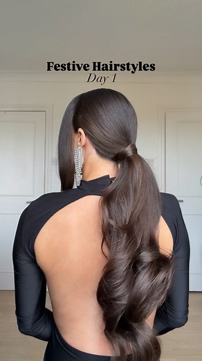 4.6M views · 112K reactions | How to hide your hair tie using your hair! Using @lorealparis elnett hairspray & @ghdhair oval dressing brush to keep the ponytail neat and flyaways at bay | Anisa Sojka | Facebook