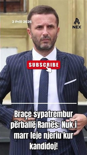 Braçe sypatrembur përballë Ramës: Nuk i marr leje njeriu kur kandidoj! #erionbrace #edirama #lajme
