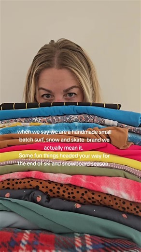 Get ready for one last drop before ski and snowboard season wraps up in a few months. When we say we are a small batch sustainable brand we actually mean it. Some fun things headed your way for the end of ski and snowboard season. Some cute spring skiing neck warmers are headed your way and all hand made from recycled and remnant fabrics. #skiingtiktok #snowboardtiktok #snowboard #snowboarding #skioutfit