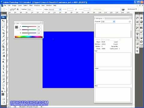 Photoshop Tutorial - RGB Histogram