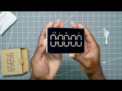 Samshow Rechargeable Digital Kitchen Timer