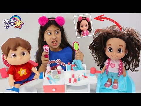 My doll Maria Clara went to the beauty salon