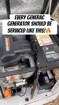 Every Generac Generator Should Be Serviced Like THIS 🔧⚡#shorts#viral#trending#fyp#electrical