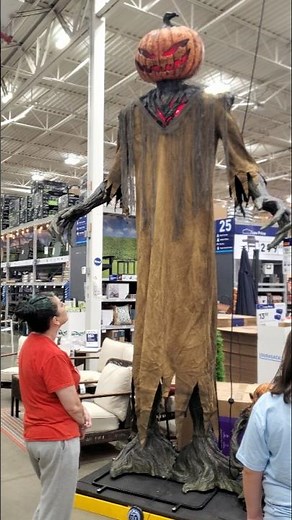 NEW Lowes Halloween 2026 Giant Animatronics Pre Setup YouTube #Shorts Video Demo