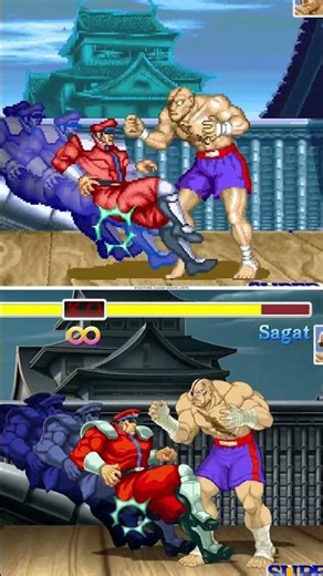 M. Bison Knee Press Nightmare Classic X HD Comparison - Ultra Street Fighter II (USF2)